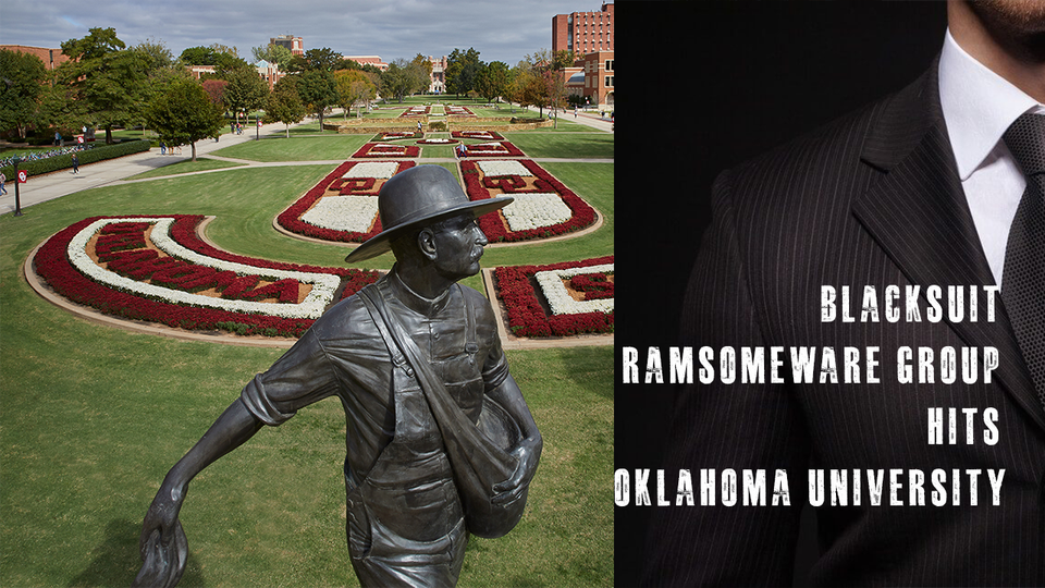 BlackSuit Ramsomeware Group Hits Oklahoma University
