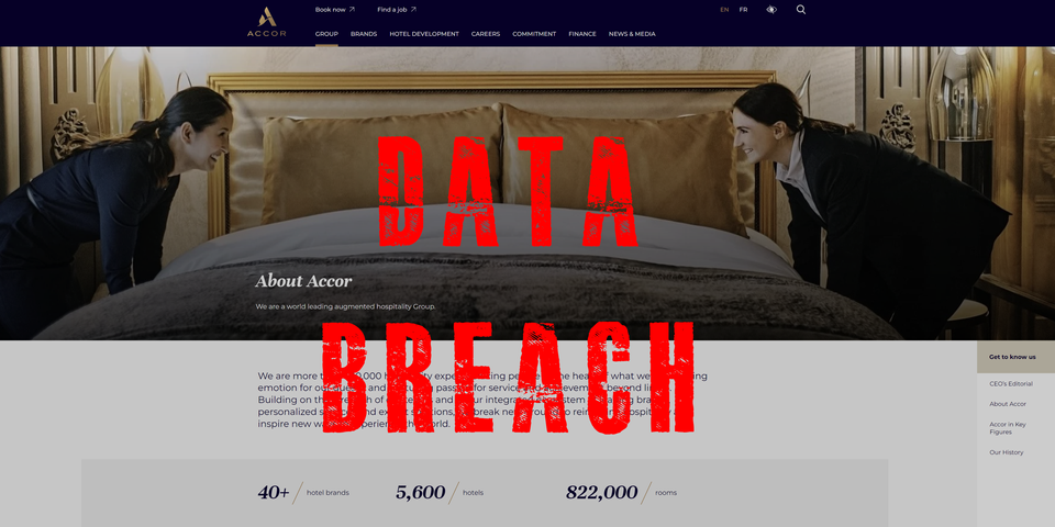 Accor Data Breach - Over 642,000 Individuals' Data