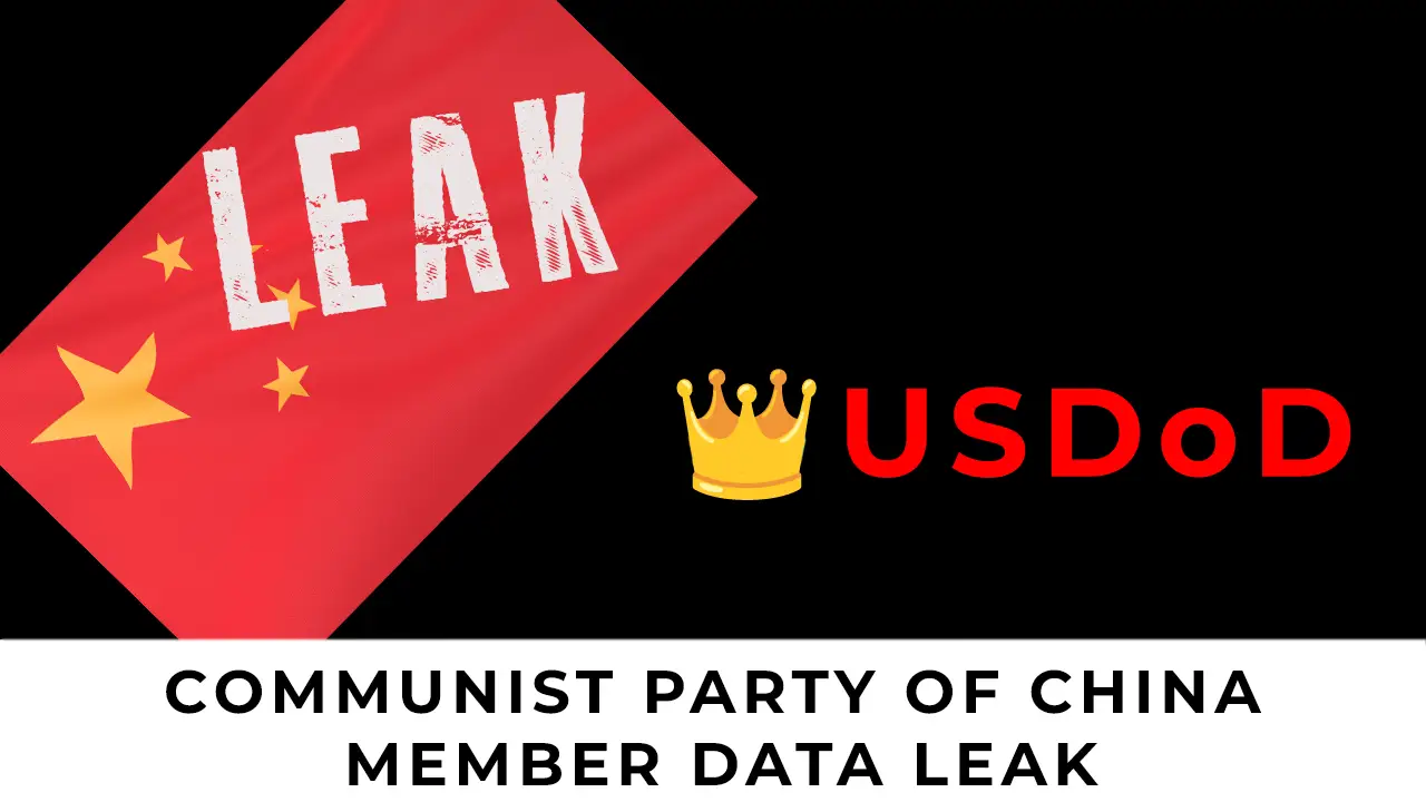 Communist Party of China Member Data Leak