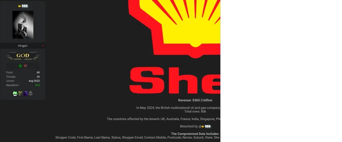 Shell Data Breach May 2024