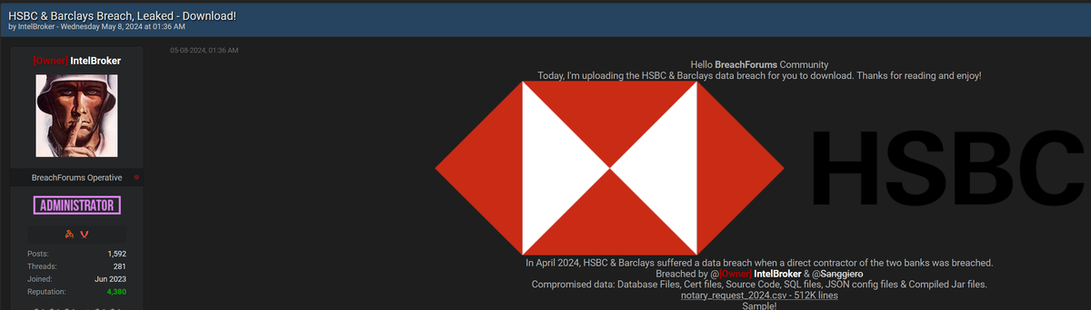 HSBC & Barclays Data Breach: Sensitive Information Leaked