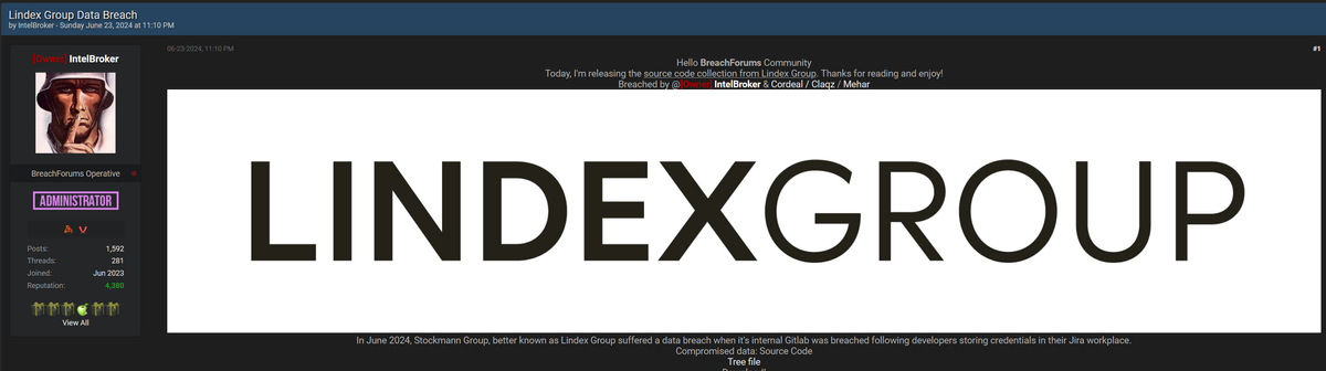 Lindex Group Breach: Source Code Exposed