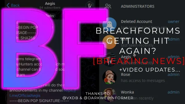 BreachForums Getting Hit Again [Breaking News]