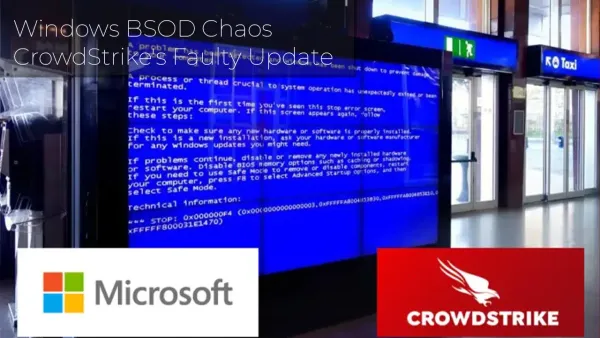 Windows BSOD Chaos - CrowdStrike's Faulty Update